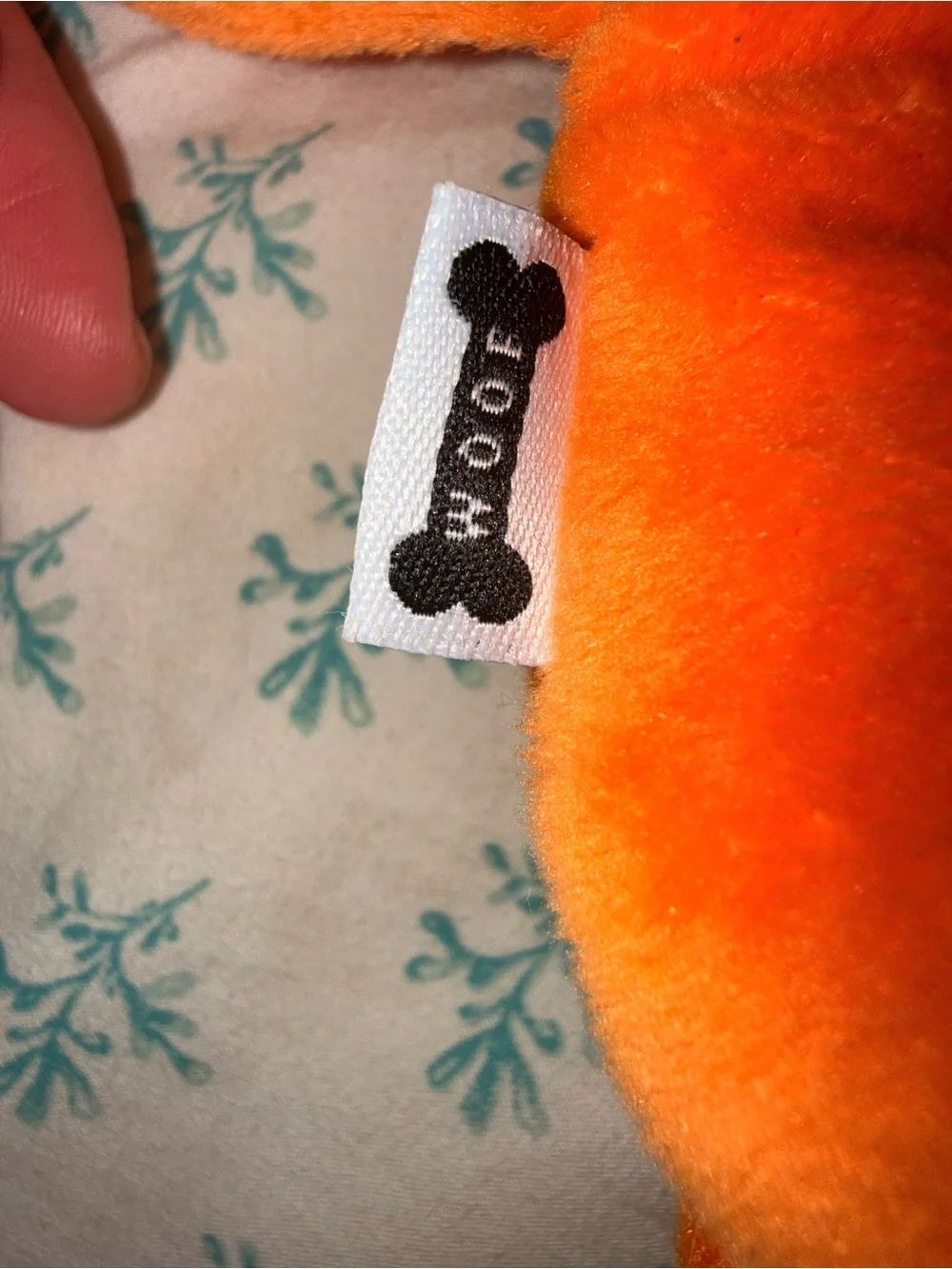 Pet Orange Pumpkin Costume with Green Leaf Collar-Costume size Large -NWOT